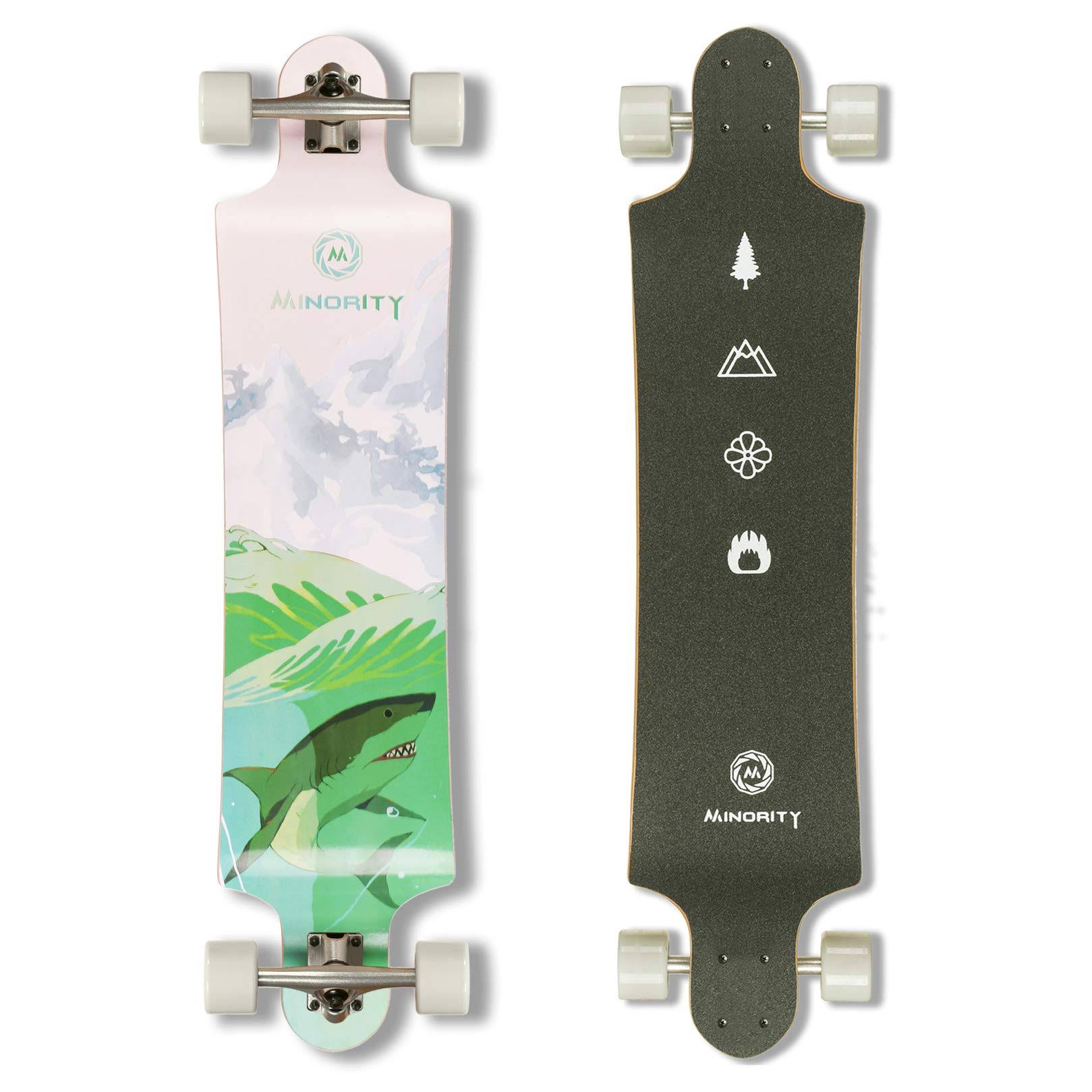 Minority Downhill Maple Longboard 40-Inch Drop Deck Cliff, Maple