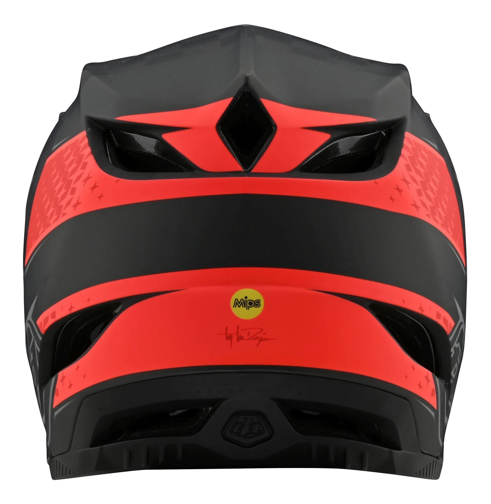 Troy Lee Designs D4 Carbon Freedom 2.0 Helmet - Black-Red
