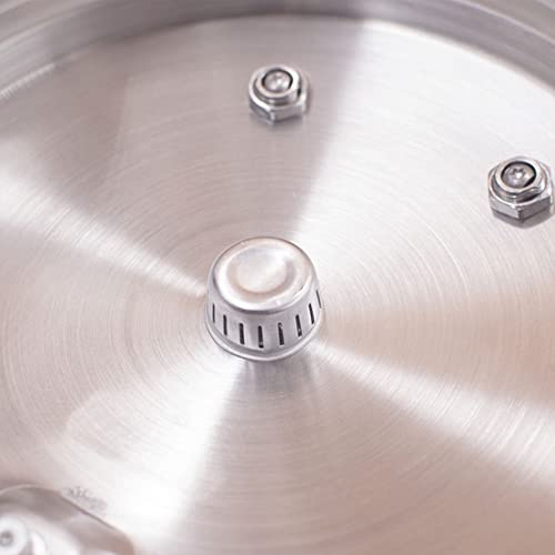 MidiLi Kitchen Pressure Cooker for Electric Stove Gas Stove Cooking Utensils Aluminum Pressure Cooker for Canning with/Easy Lock Lid for Steaming Canning and Stewing