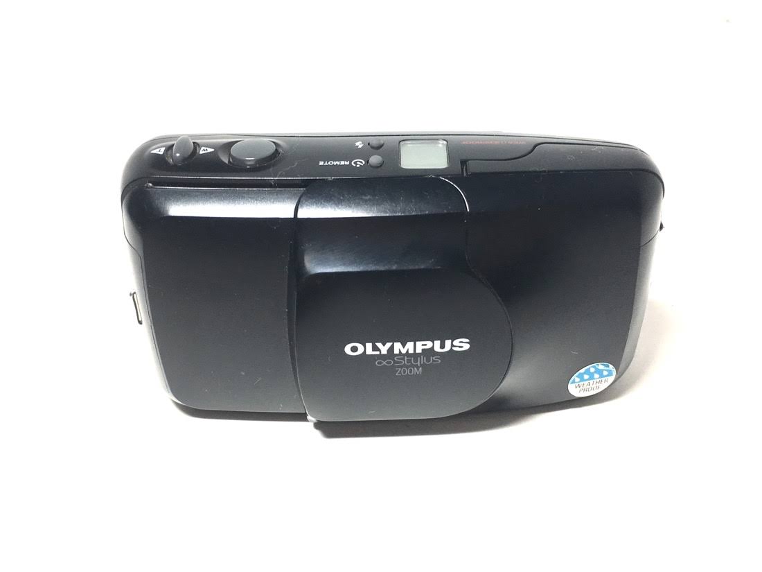 Olympus Stylus Zoom Black Colored 35mm Film Camera w/Olympus Lens Zoom 35-70mm 3