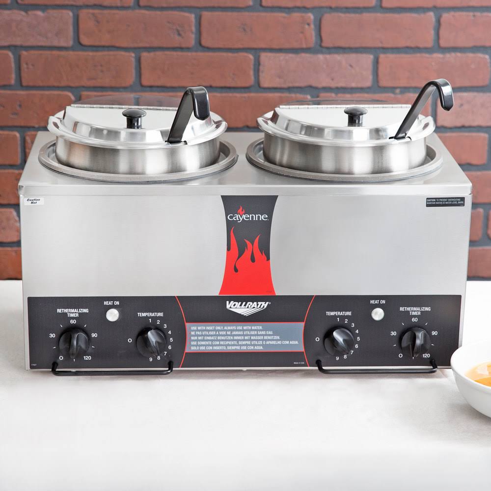 Vollrath - 72029 - Cayenne 7 qt Twin Well Rethermalizer Kit