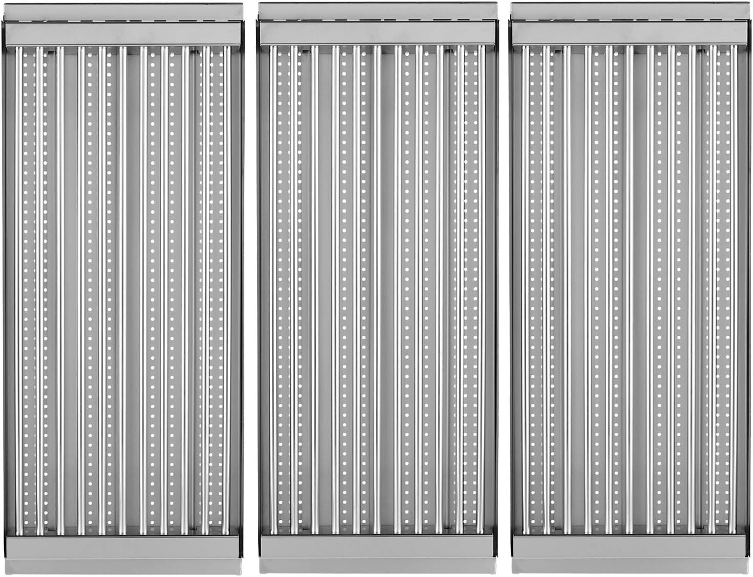 BBQration 18 7/16" Stamped Stainless Steel Cooking Grid Replacement Emitter Set for Charbroil Tru-Infrared Grill 463241314 463270512 463270909 463270912 463241313, Kenmore 415.16167210, and More