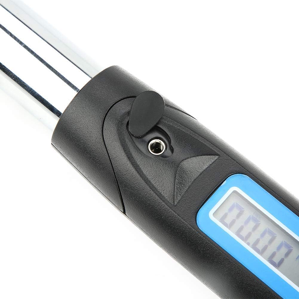 Electronic Ratchet Wrench 135N.m 1/2'' High Accuracy Torsion Bidirectional Ratchet Head Electronic Digital Wrench Compatible with Testing Institutions Home Appliances