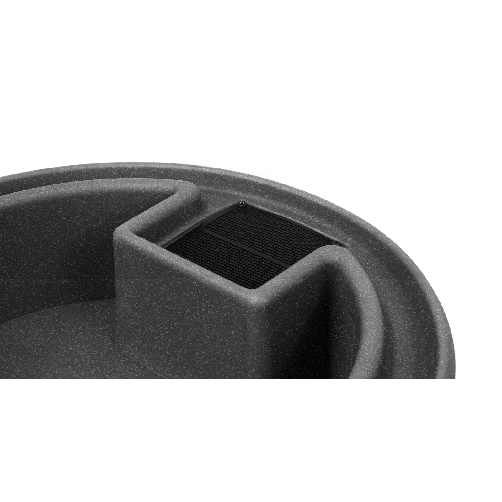 Good Ideas IMP-D50-DAR Impressions Downton Rain Saver Rain Barrel, 50 Gallon, Dark Granite