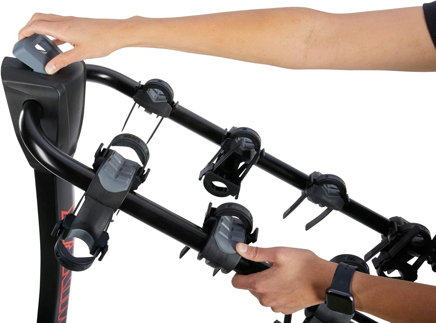 YAKIMA, Backroad, 4 Hitch Rack, Holds 4 Bike, Fits 1.25" and 2" Hitch Receiver, Anti-sway