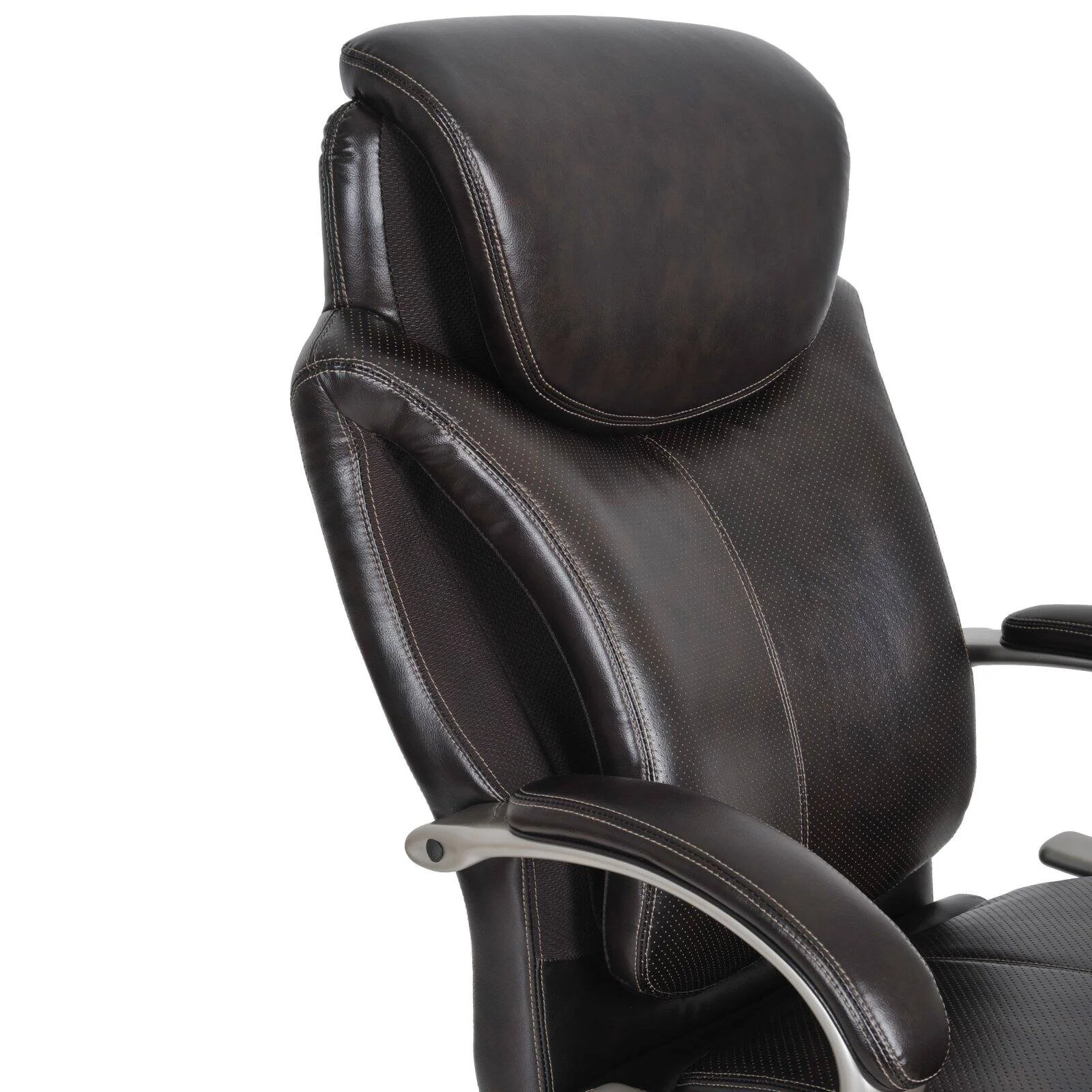 Serta Dayton Big and Tall Executive Office Chair with AIR Technology Brown