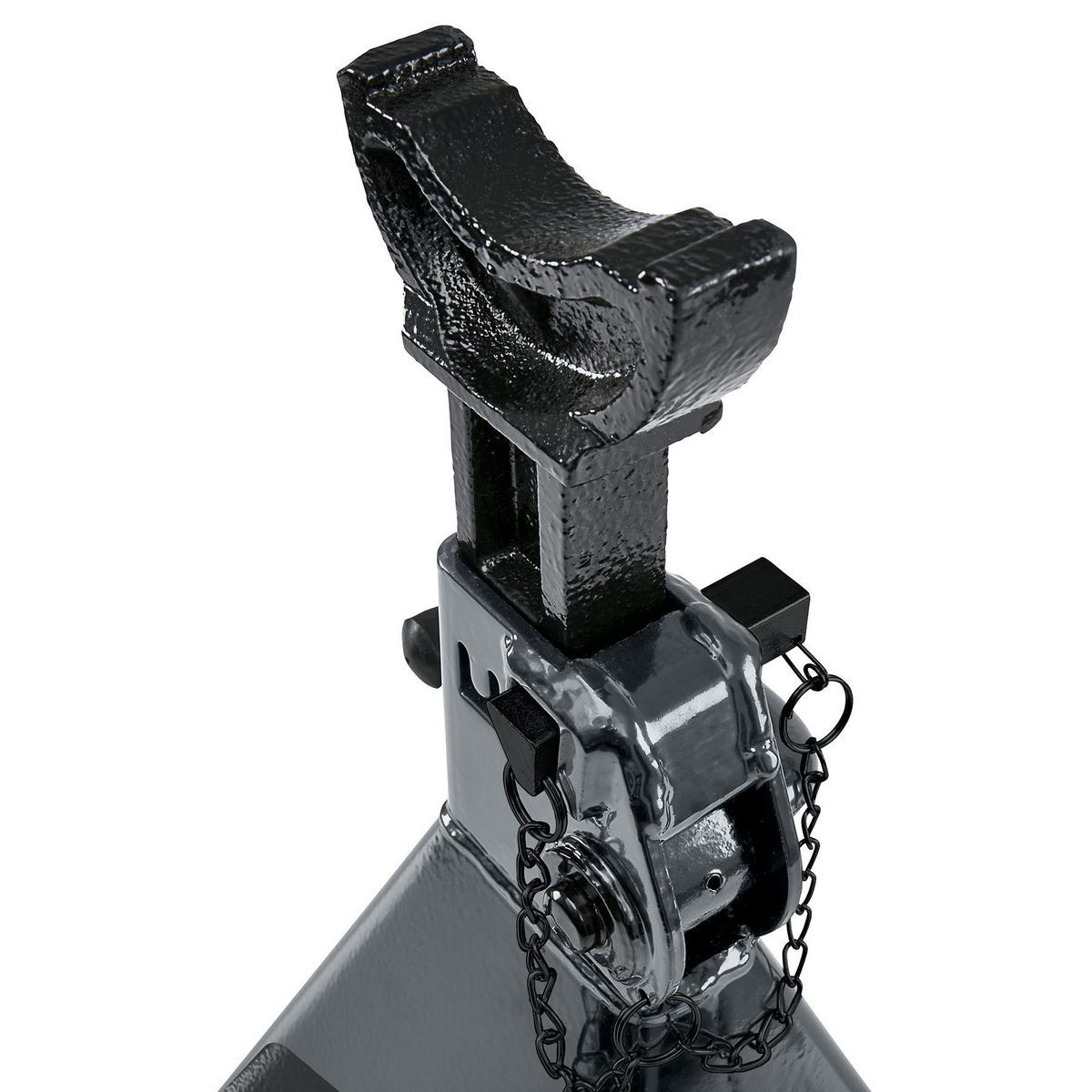 DAYTONA 6 Ton Heavy Duty Ratcheting Jack Stands, Slate Gray