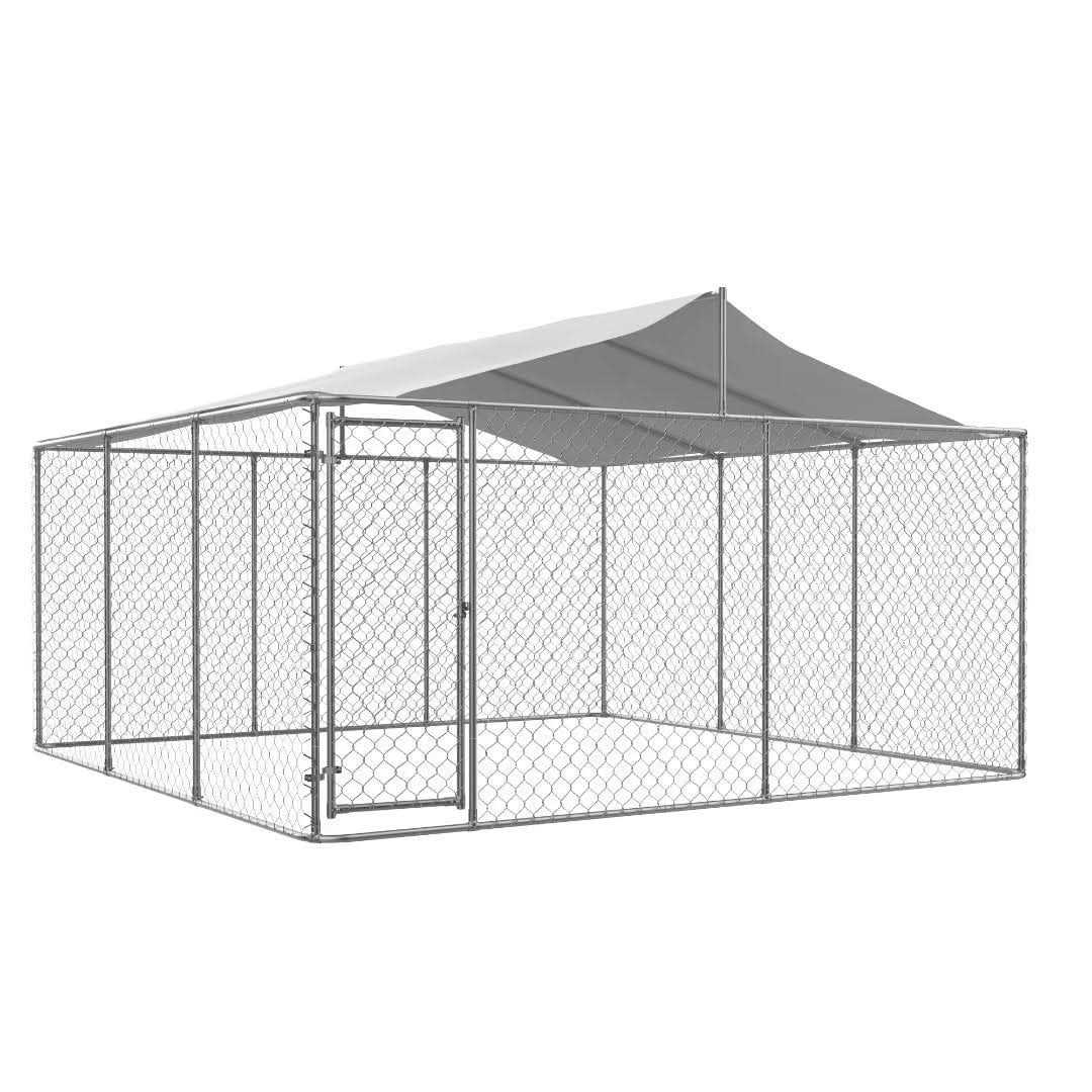 Lzbeitem 15 x 15ft Outside Dog Kennels for Large Dogs Playpen - Pet Supplies online store