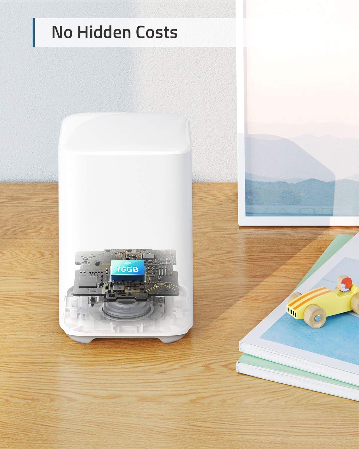 eufy Security, eufyCam 2 Pro Wireless Home Security Add-on Camera, 2K Resolution, Requires HomeBase 2, 365-Day Battery Life, IP67 Weatherproof, Night Vision, No Monthly Fee (Renewed)