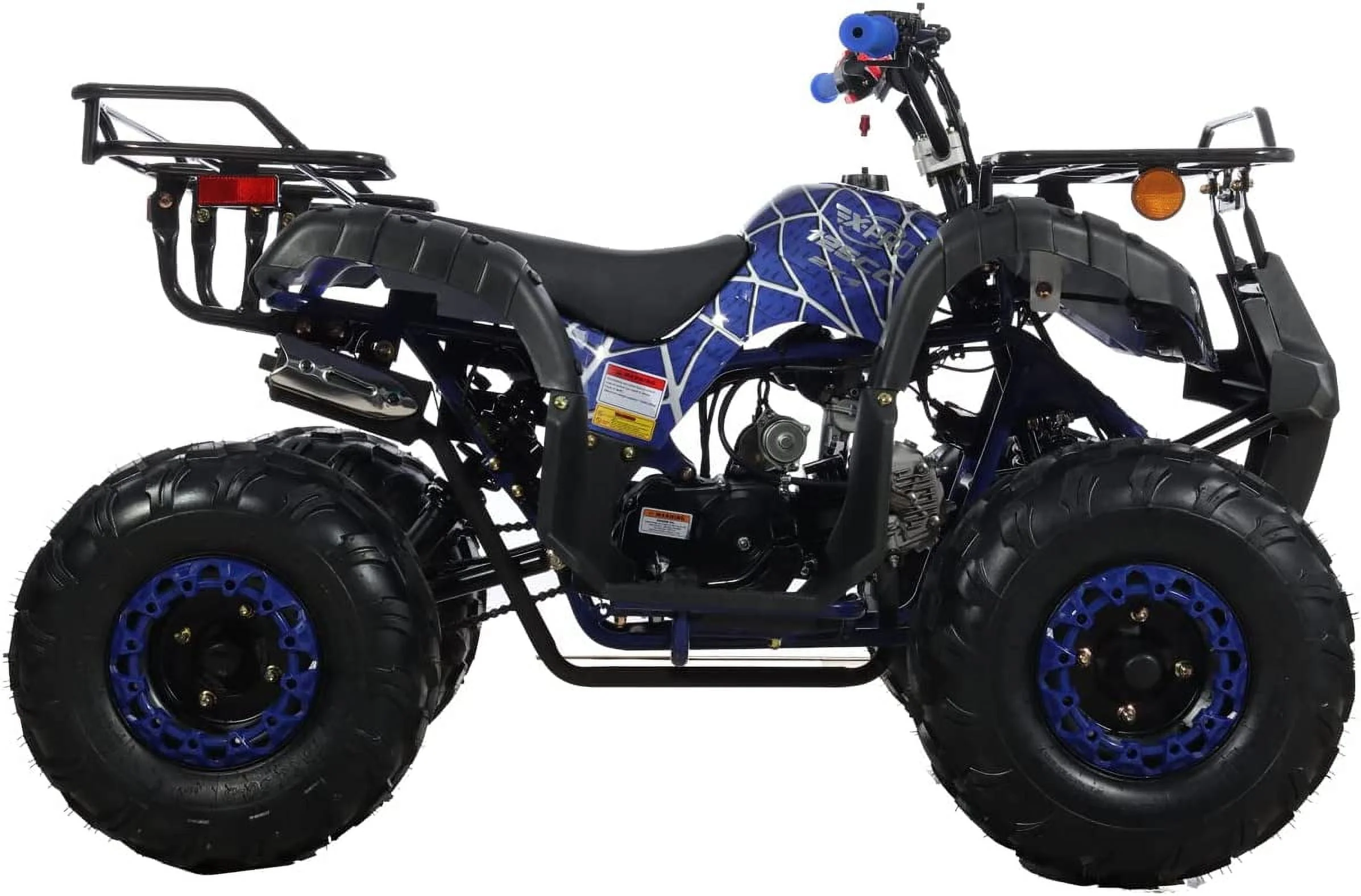X-Pro Brand New 125cc Gas ATV, Automatic Transmission w/Reverse Remote Control Big 19/18 Tires