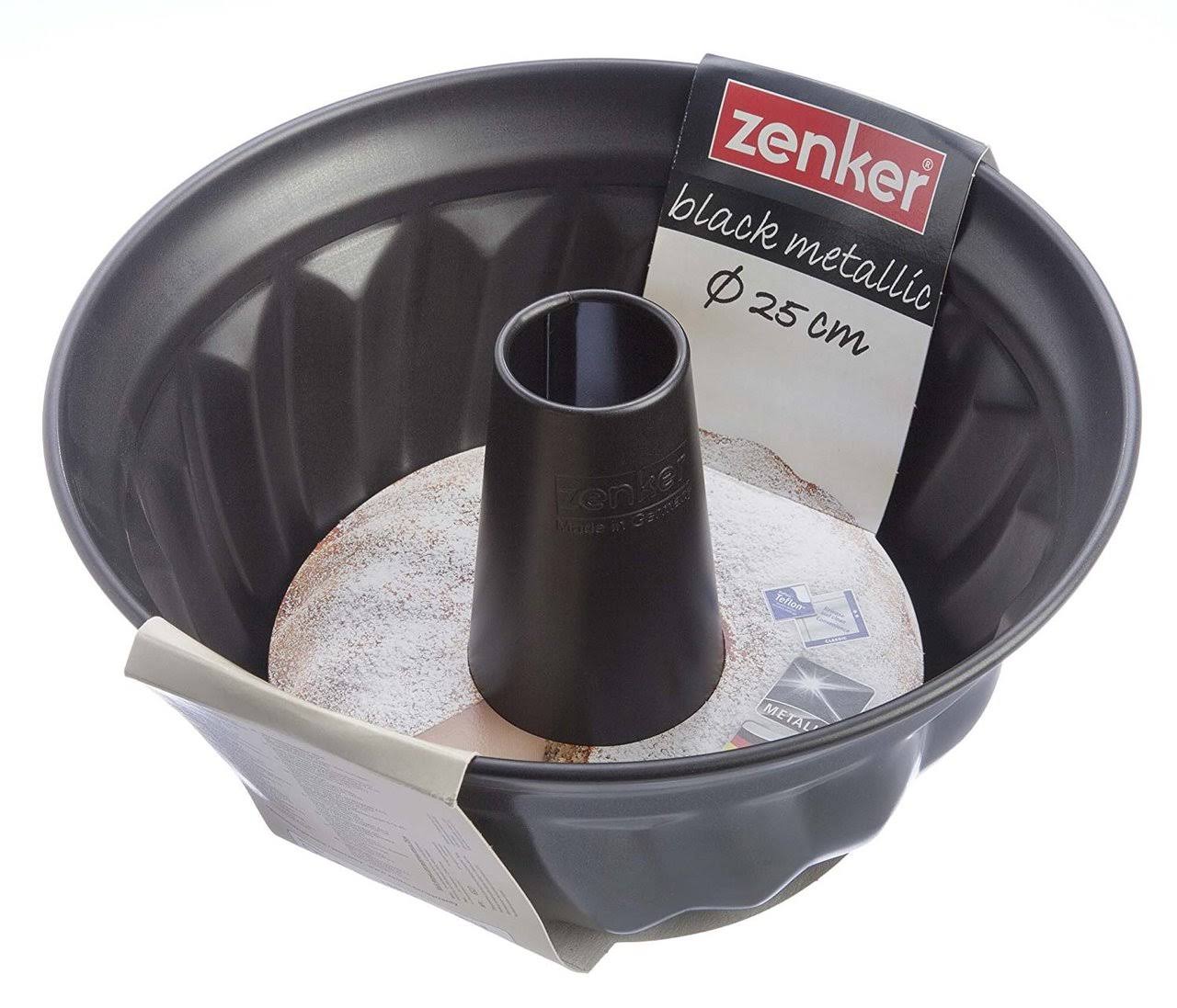 Zenker 3421 Bundt / Gugelhupf Cake Mould 25 cm Black