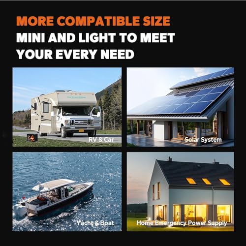 LiTime 12V 100Ah LiFePO4 Battery BCI Group 31 Lithium Battery Built-in 100A BMS, Up to 15000 Deep Cycles, Perfect for RV, Marine, Home Energy Storage