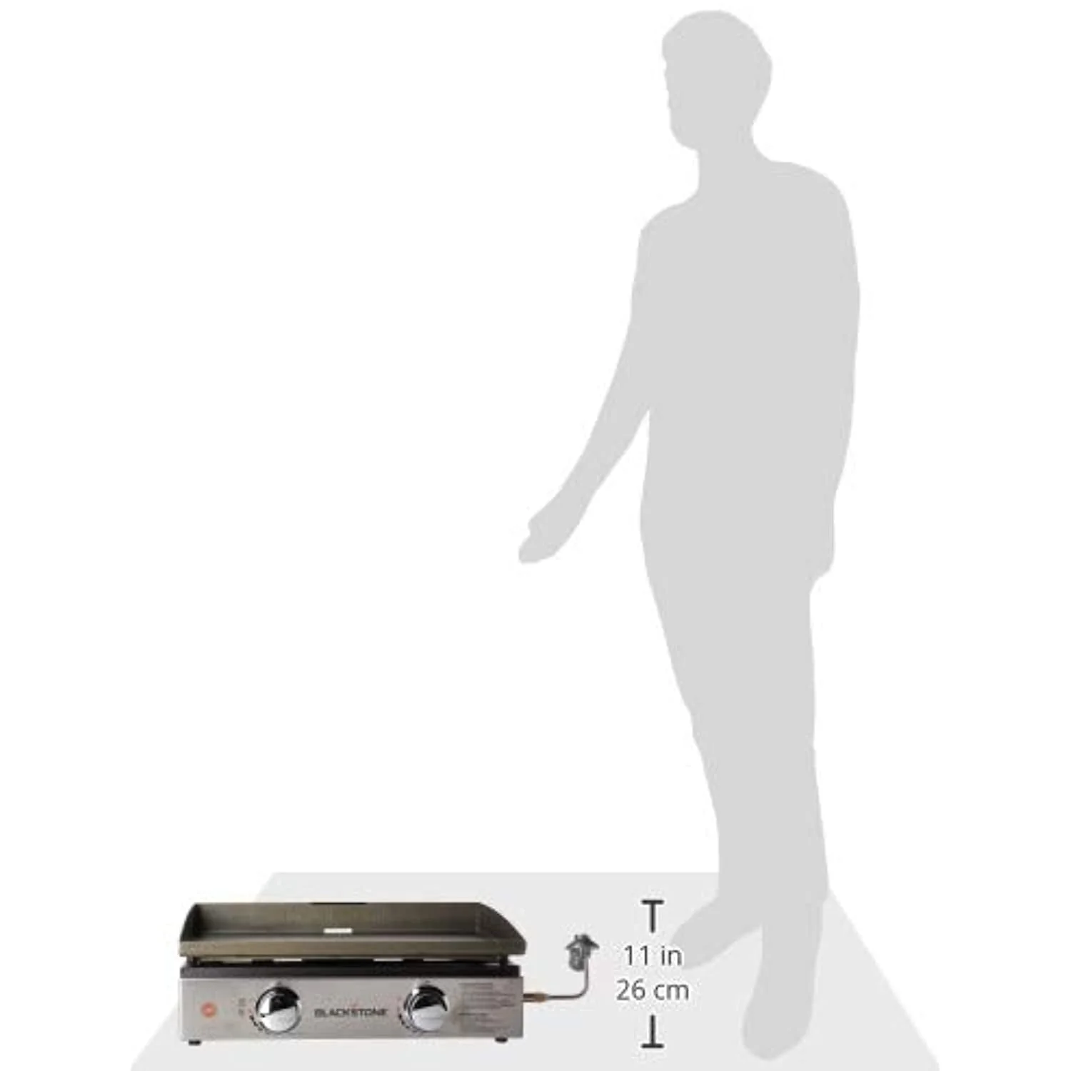 Blackstone 1666 22 Tabletop Griddle Outdoor Grill, 22 inch, Black