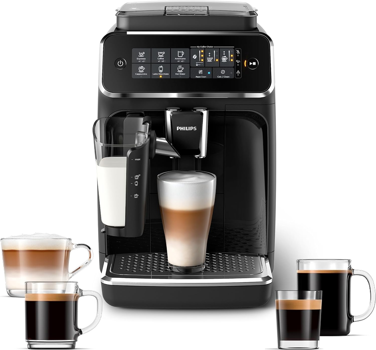 Philips 3200 Series Fully Automatic Espresso Machine w/LatteGo & Philips 2200 Series Fully Automatic Espresso Machine