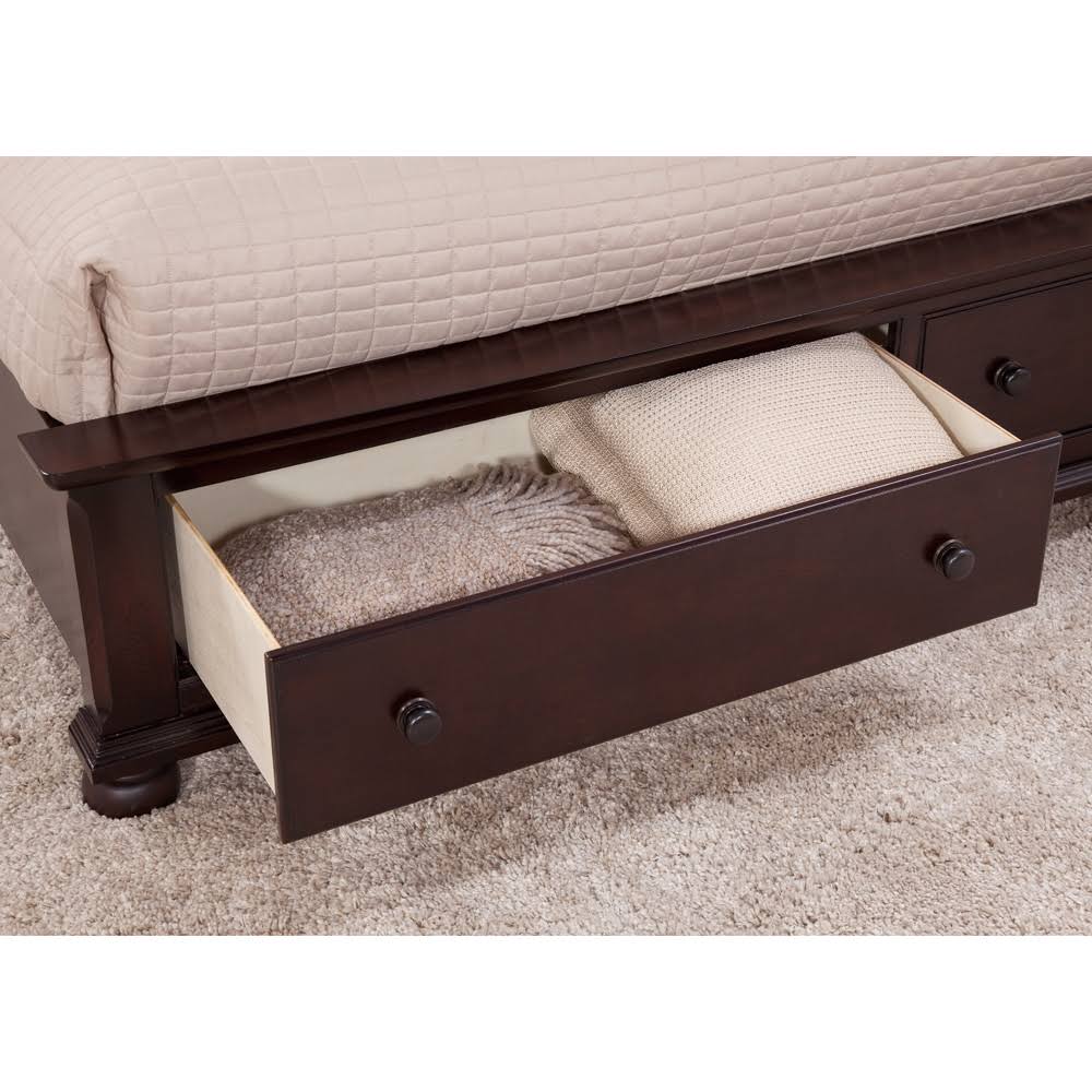 American Woodcrafters Hyde Park King Sleigh Storage Bed