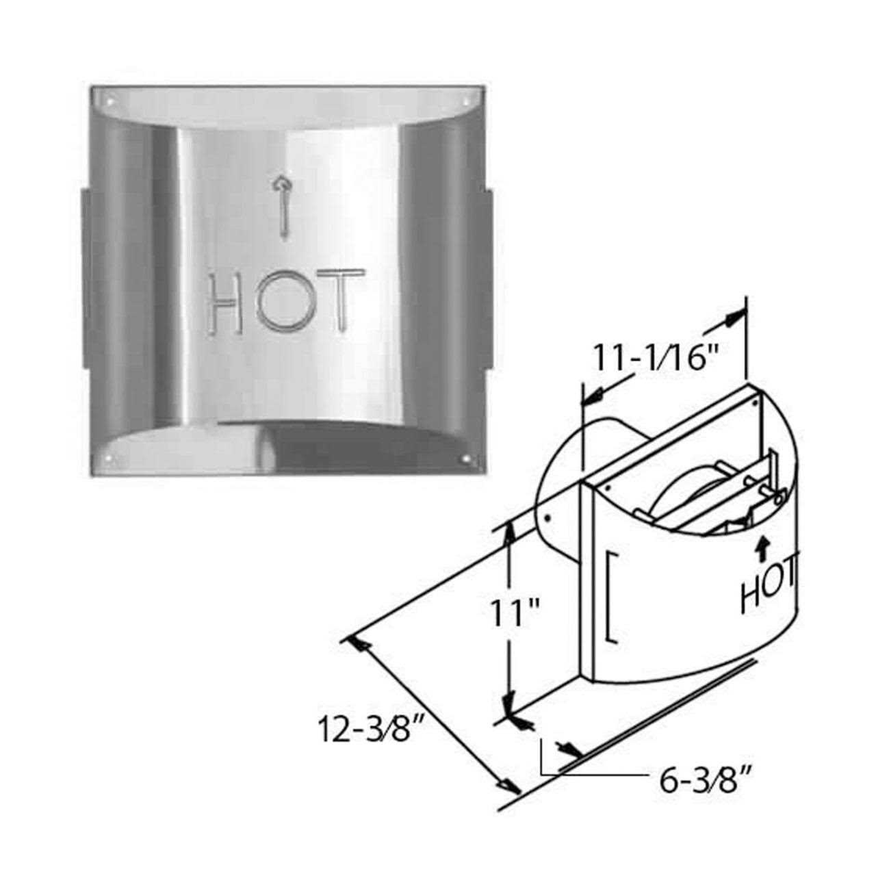 DuraVent DirectVent Pro Sconce Termination Cap 46DVA-HSC - Shop Hardware Tools Online Store