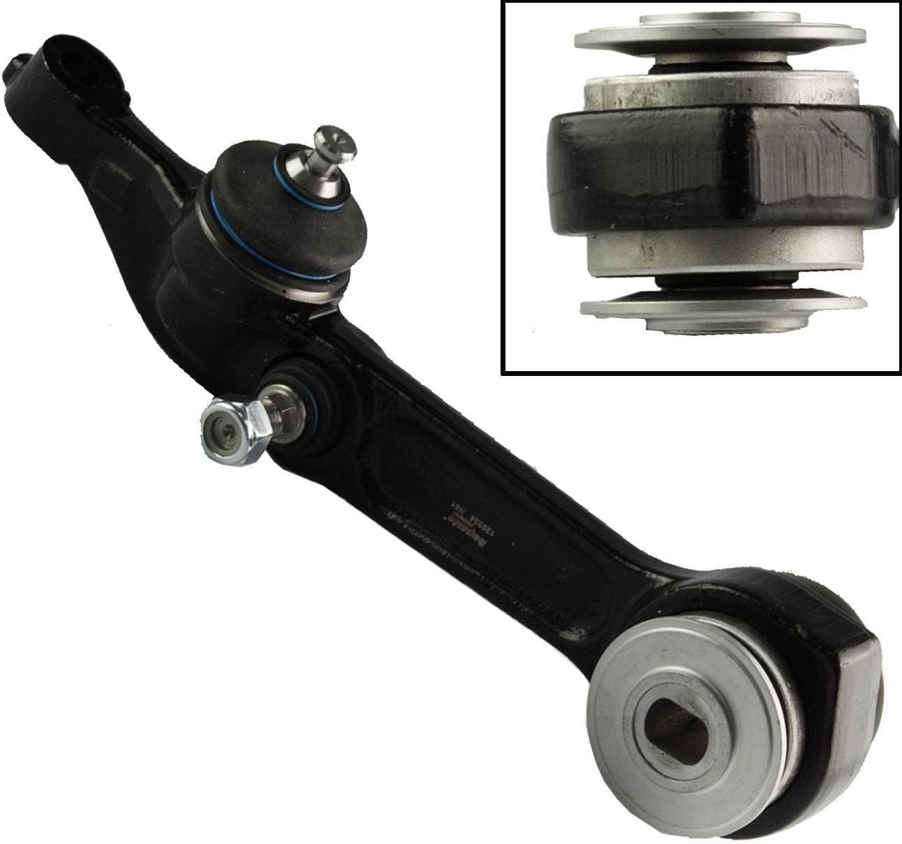 Bapmic Front Lower Left + Right Control Arm Kit Fit for 2000-2006 Mercedes W220 S Class 2203308907 2203309007 Control Arm Kit Pack of 2
