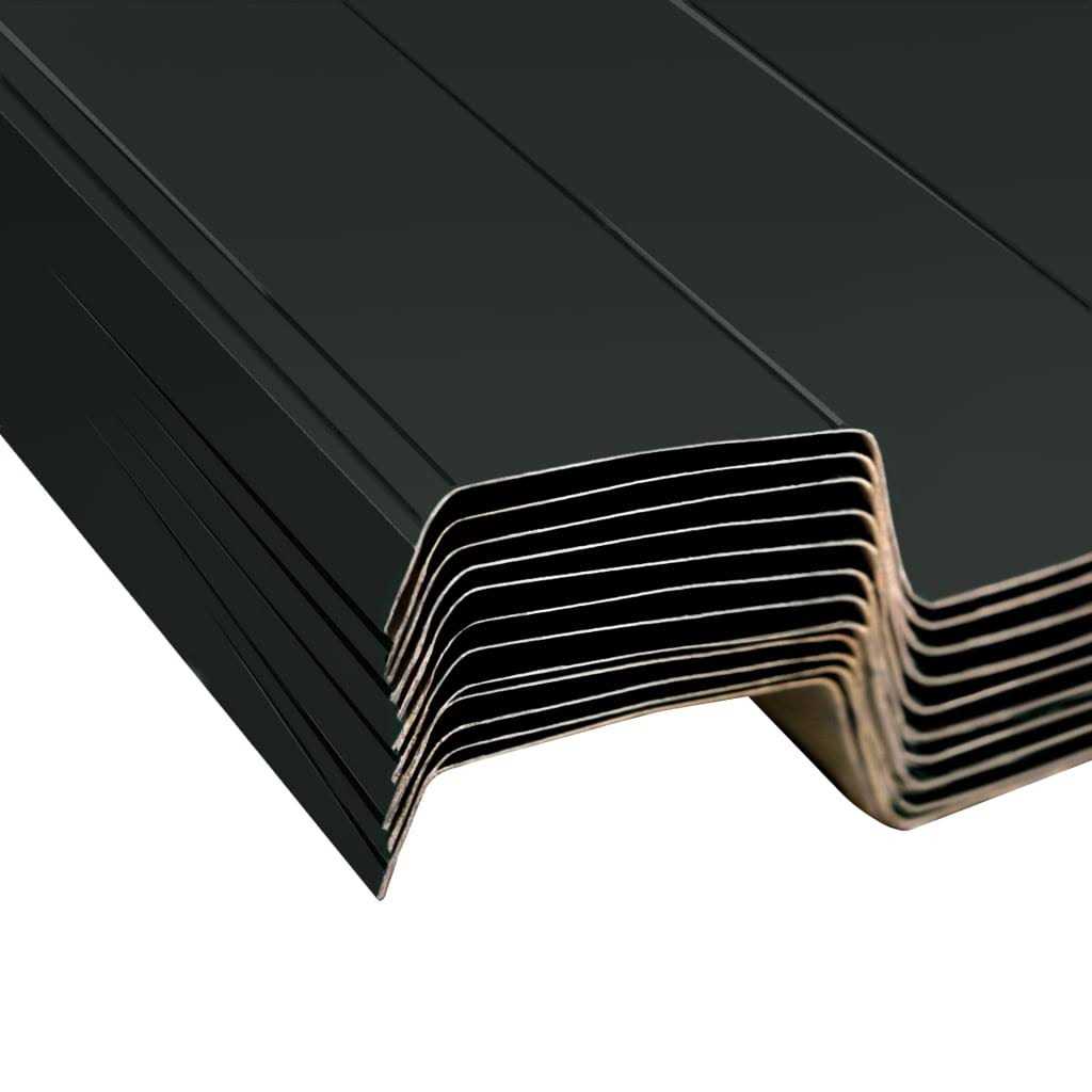 vidaXL Roof Panels 12 pcs Galvanized Steel - Shop Hardware Tools Online Store