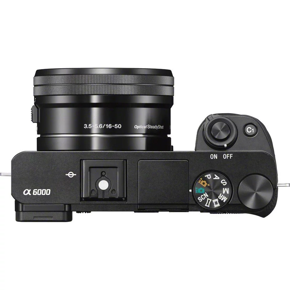 Sony Alpha a6000 24.3MP Mirrorless Camera 16-50mm & 55-210mm Zoom Lens (Black) + 64GB Accessory Bundle + Large Gadget Bag + Extra Battery+Wide Angle Lens+2x Telephoto Lens+Flash+Remote+Tripod