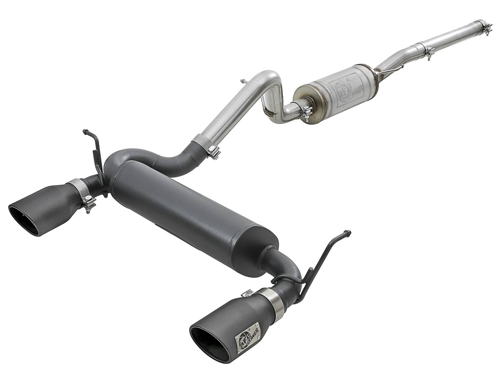 aFe Power 49-48062-B Rebel Series Cat-Back Exhaust System for Jeep Wrangler