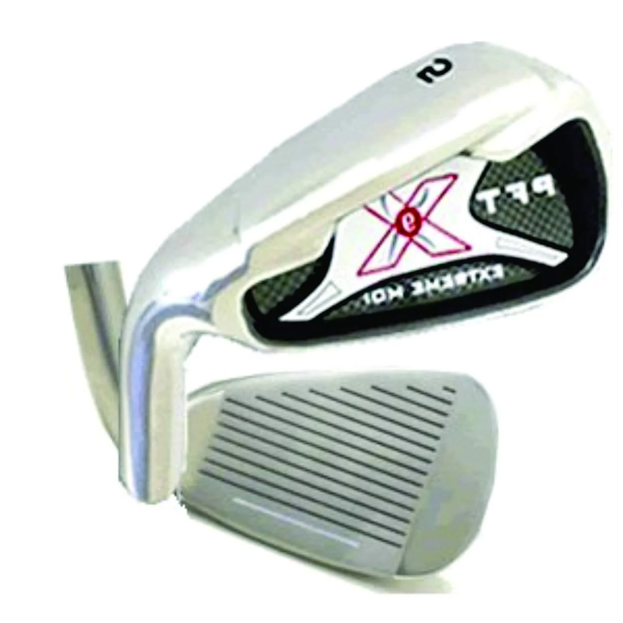 Left Handed PFT X9 Extreme MOI Iron Set Complete 8-Piece Women's Iron Set (4-SW) Steel Shaft Lady L Flex Club