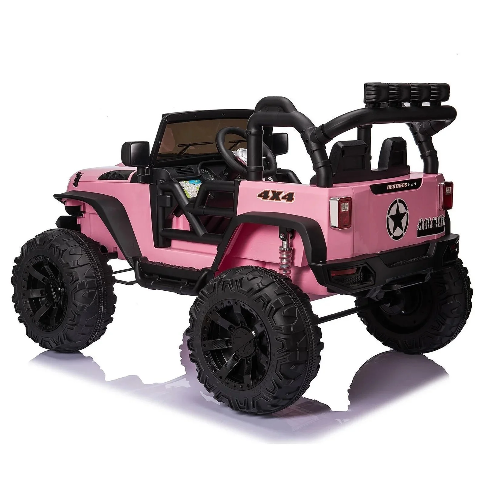 Electric 24V Kids Ride on Truck Car Jeep MP3 LED w/Remote Control - 2 Seats, 400W - Curated Treasures Market