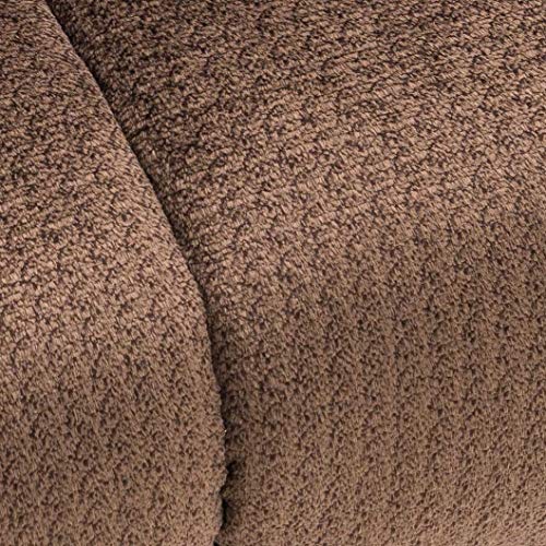 MCombo Small Power Lift Recliner Chair with Massage and Heat for Petite People, Cup Holders, USB Ports, Side Pockets, Fabric 7569 (Small-Regular, Brown)