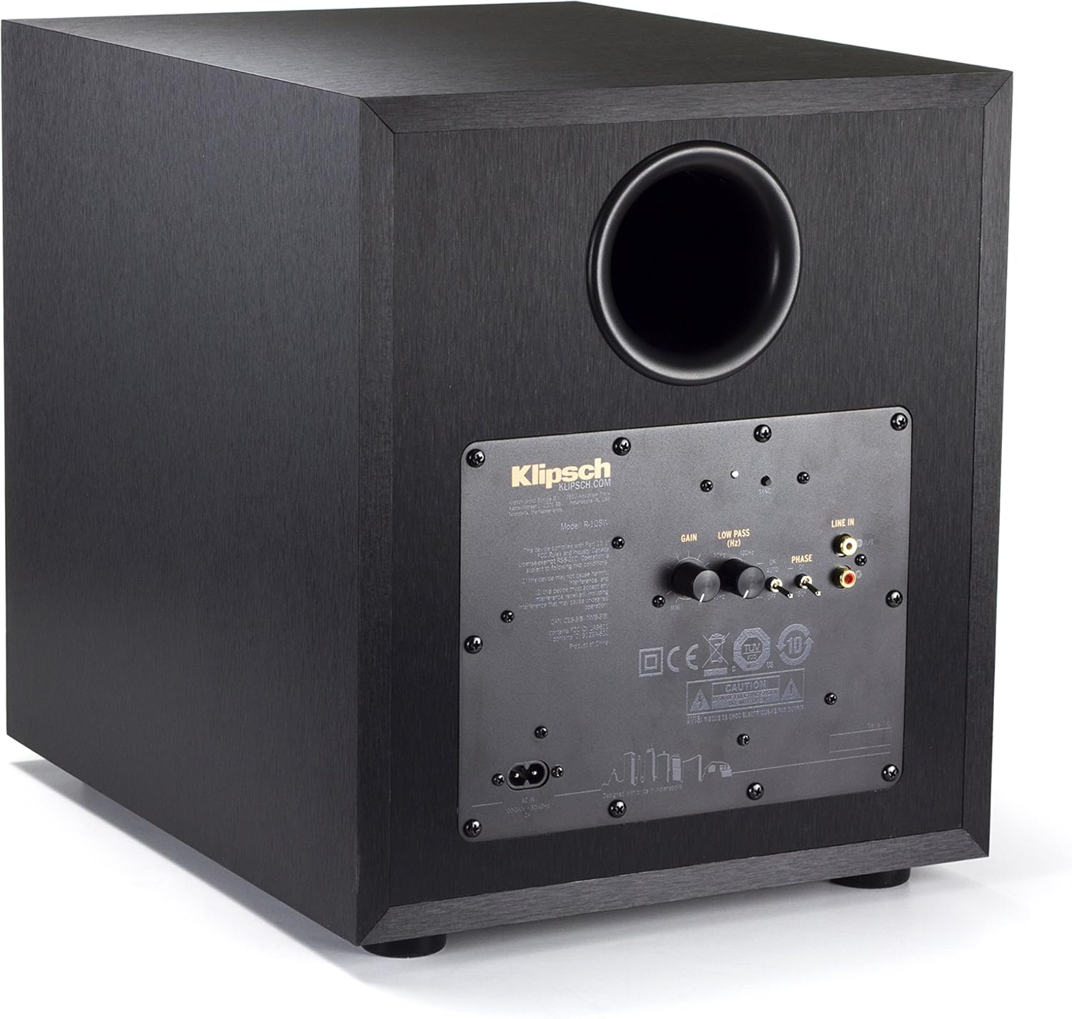 Klipsch R-10SWi 10" Wireless Subwoofer - Brushed Black Vinyl