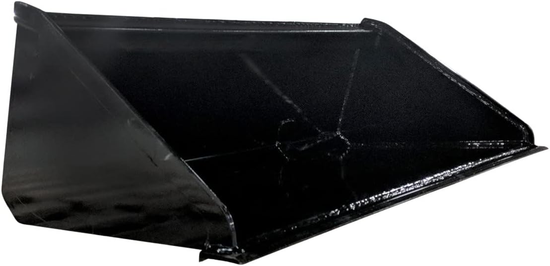 Titan Attachments Mini Skid Steer Bucket 42" 134.2 lb. Quick Tach Powder Coated