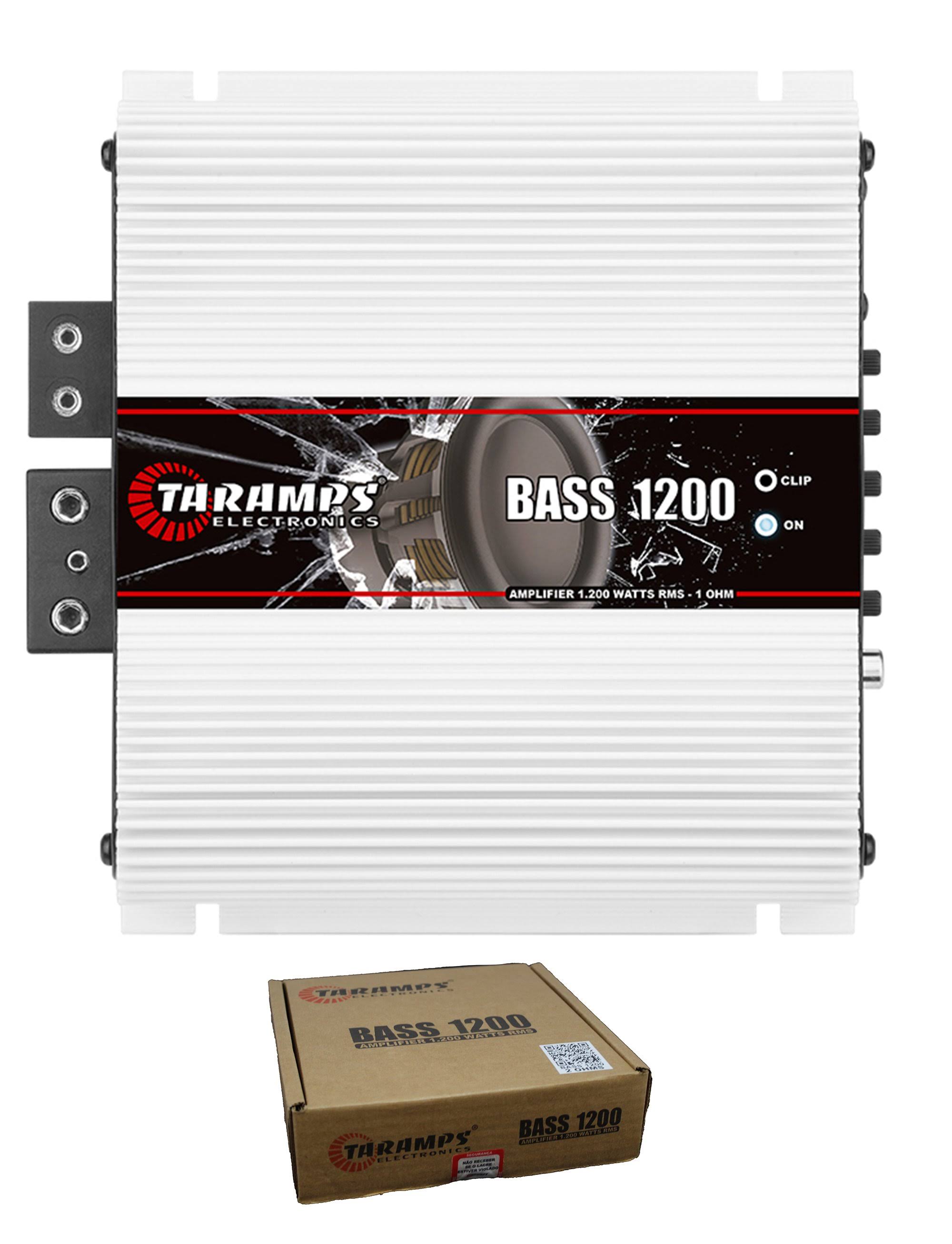 Taramps Bass 1200 - 1 Channel 1200 Watts RMS 2 Ohm Car Amplifier