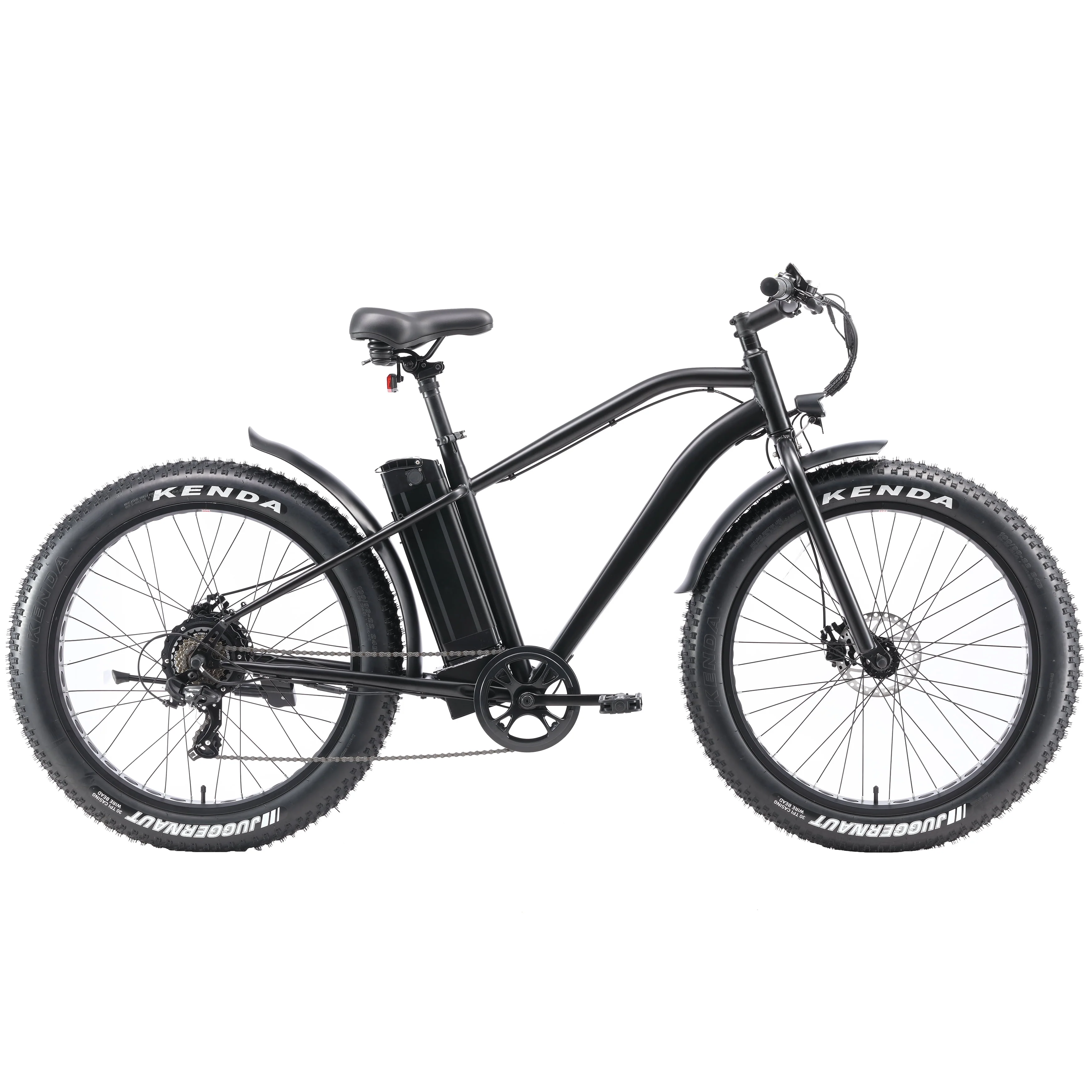 RKS Ebike with 750W Motor, Electric Bike for Adults, 48V 14.5Ah Battery, 26'' Fat Tires, LCD Display, Front and Rear LED Lights, 7-Speed Gears