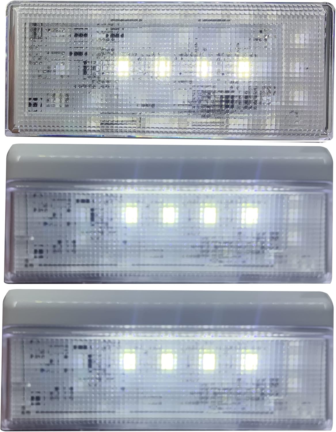 W10515058 / W10515057 LED lights (2) and LED Drivers Compatible With Whirlpool Kenmore Maytag(Note: No plastic case, only PCD board)