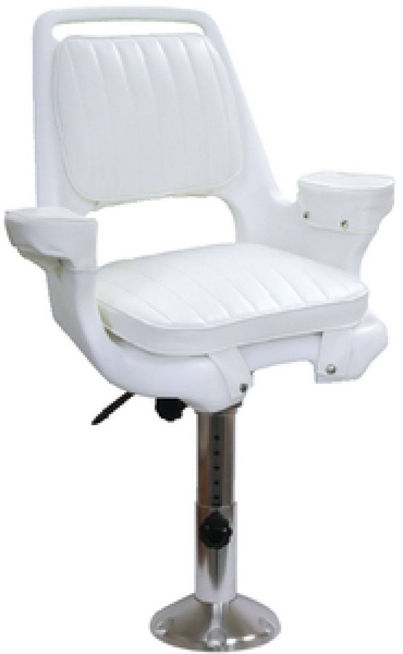 Wise 8WD1007-6-710 Captain&s Chair with Adjustable Pedestal and Seat Slide