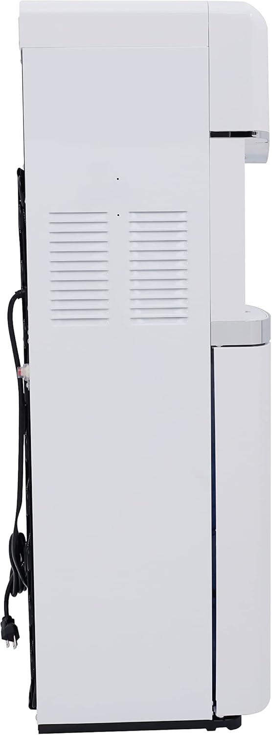 Primo Smart Touch Bottom-Loading Water Dispenser - 3 Temp (Hot-Cool-Cold) Water Cooler Water Dispenser for 5 Gallon Bottle, White, Touch Controls