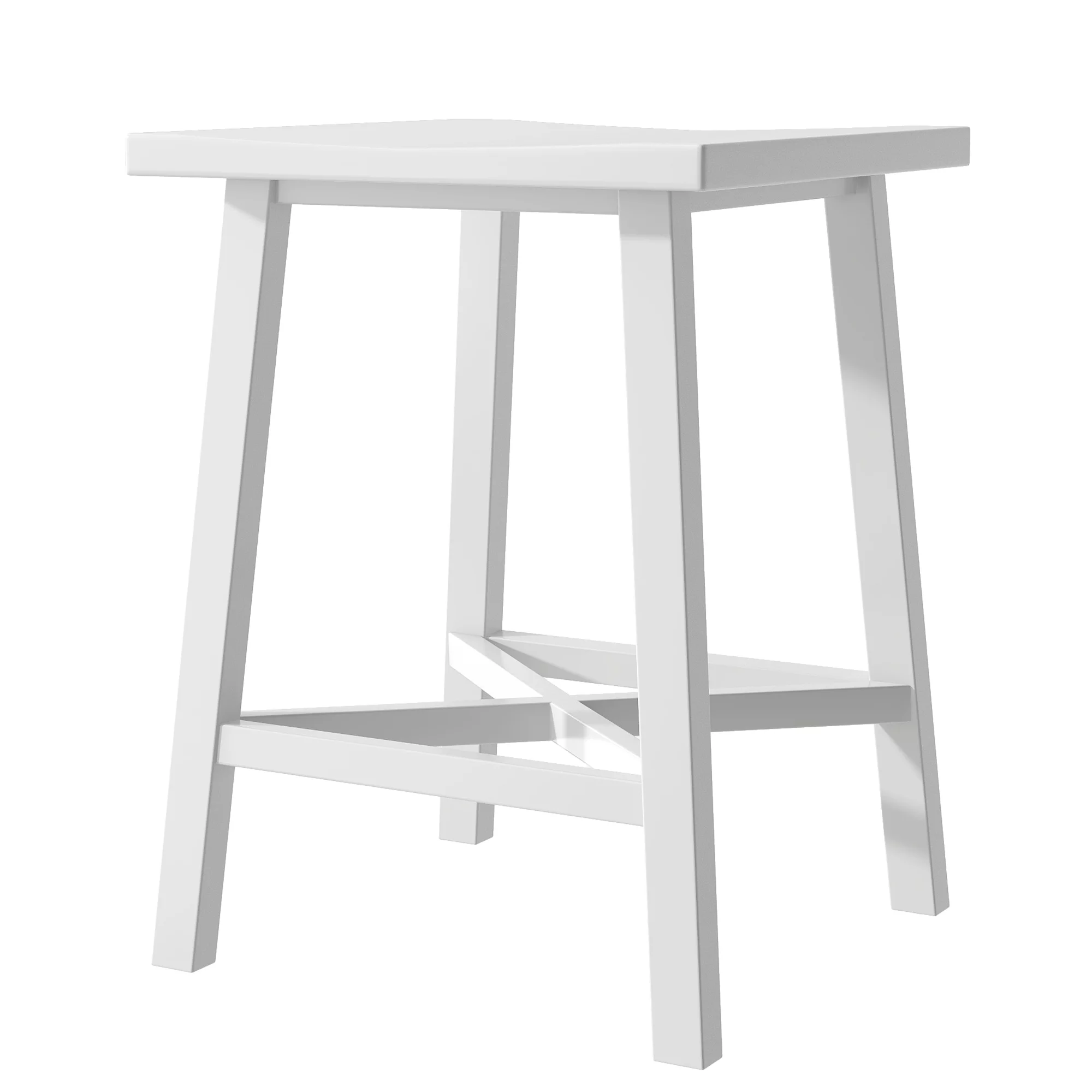 60" Dining Table Set for 3, Farmhouse Counter Height 4-Piece Dining Table Set, Console Kitchen Table Set with 3 Stools for Small Places Home Bar Pub