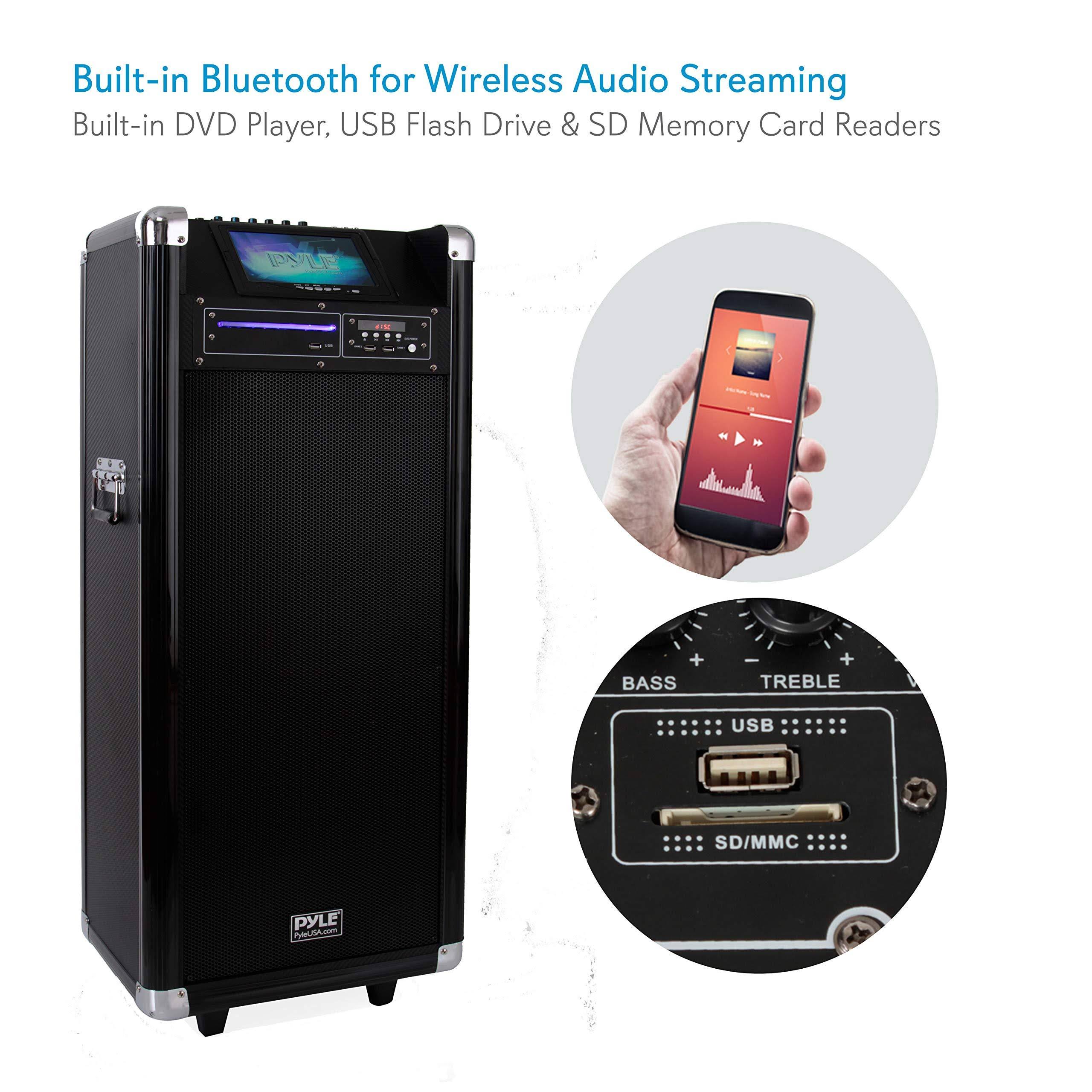 Pyle Karaoke Vibe Bluetooth Multimedia PA System Pkrk212