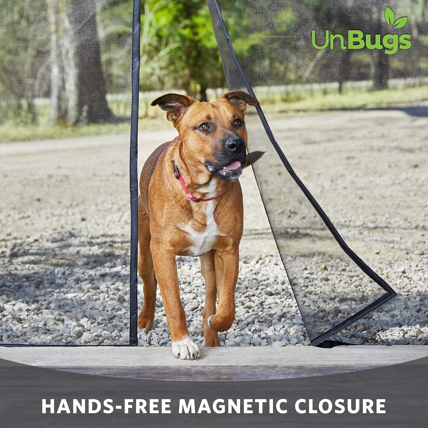 Garage Screen Doors for 1 Car Garage – Fits up to 8’ Wide x 7’ High – Fiberglass Mesh Magnetic Screen Door Pack of 2