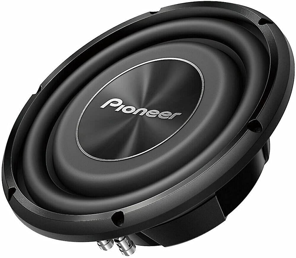 PIONEER TS-A2500LS4 1200 Watt 10"" Shallow Mount 4 Ohm SVC Subwoofer