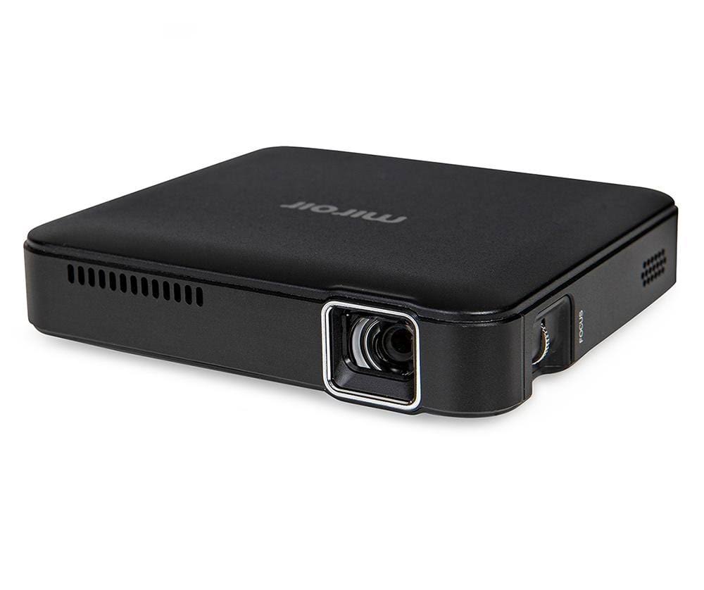 MIROIR - Micro Pro Projector M125 480p DLP LED Portable Projector - Black