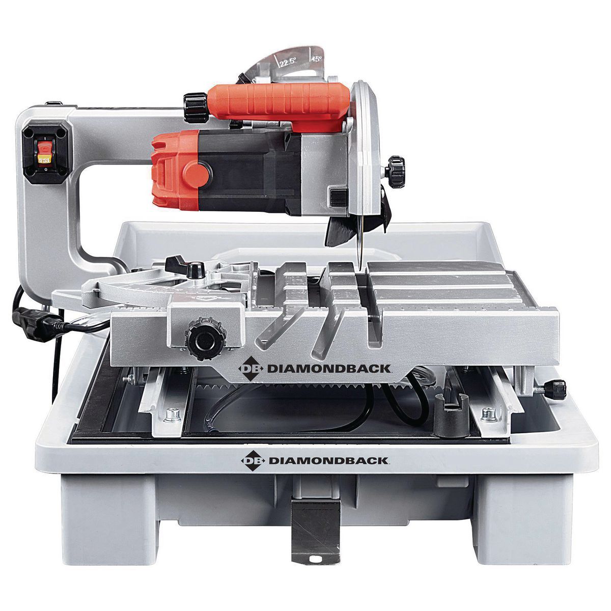 DIAMONDBACK 10 Amp, 7 in. Wet Tile Saw with Sliding Table