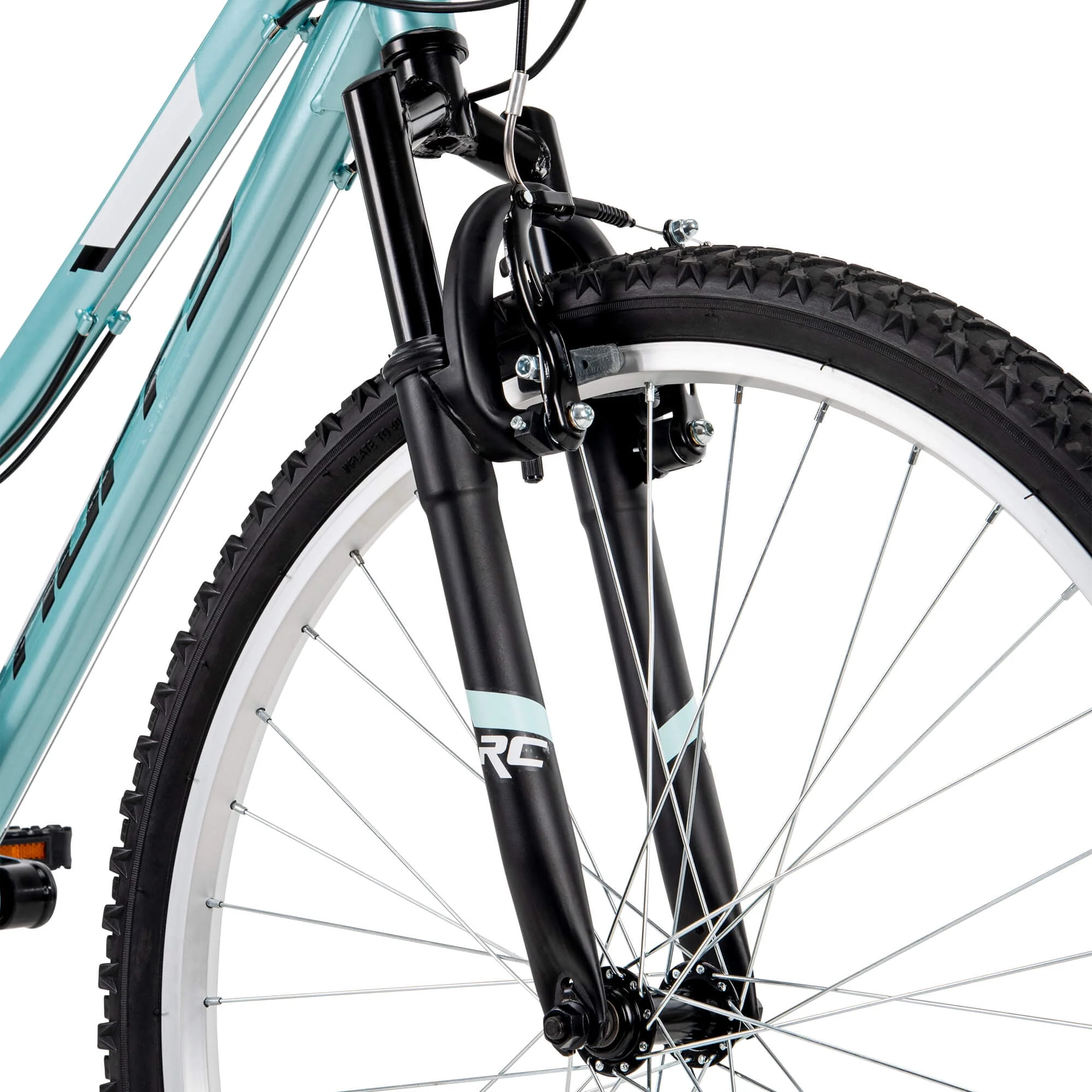 Huffy 26” Rock Creek Women's 18-Speed Mountain Bike, Mint