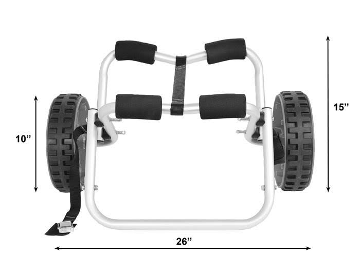 Malone NomadTRX Standard Kayak Cart, Aluminum