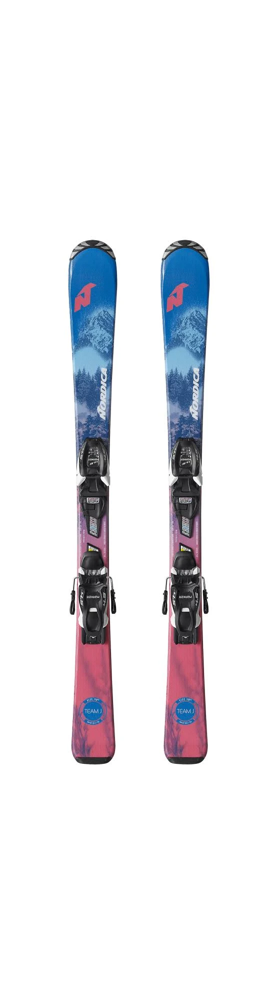 Nordica Team FDT Ski System with Jr 4.5 Bindings Kids