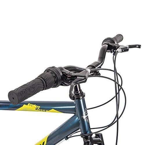 Huffy Hardtail Mountain Bike, Summit Ridge 24-26 inch 21-Speed, Lightweight, Dark Blue