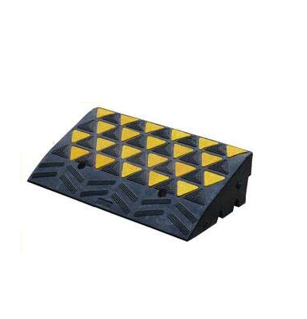 BESEA Rubber Curb Ramp 6" inch High 23.6" Wide (Heavy Duty Rubber Ramp Single Ramp), for Driveway Ramp, Car, Motorycle, Loading Dock, Truck, Pickup Truck, Wheelchair