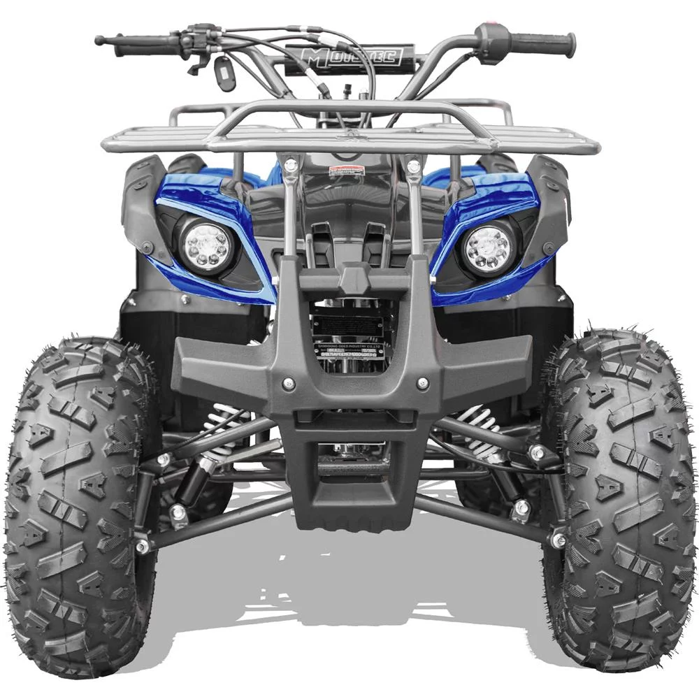 MotoTec Bull 125cc 4-Stroke Kids Gas ATV Blue - Curated Treasures Market