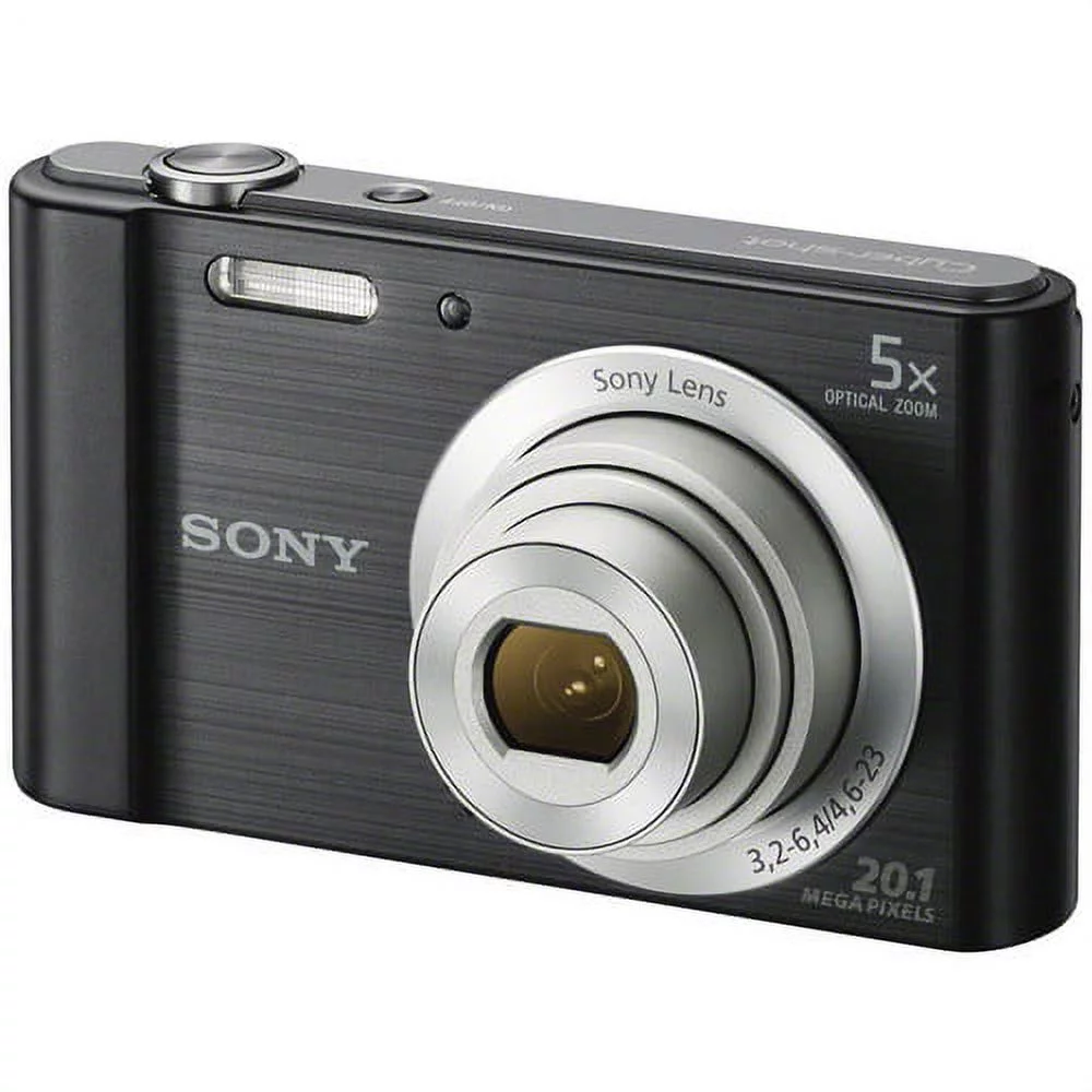 Sony Cyber-Shot DSC-W800 Digital Camera (Black) + 32GB Memory Card + Deal-Expo Deluxe Bundle