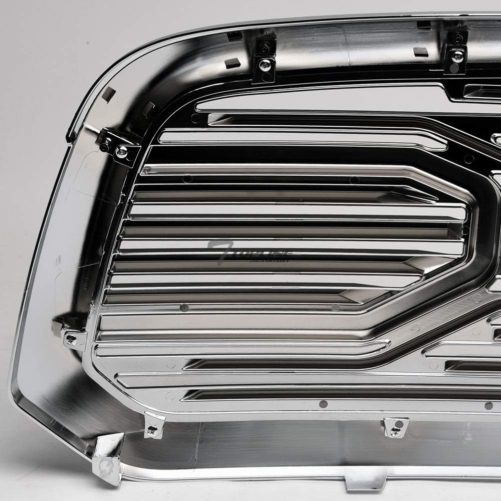 TLAPS 7422437799709 For Ram 1500 2013-2018 / Classic 2019-2022 Chrome Big Horn Style Horizontal Front Grille