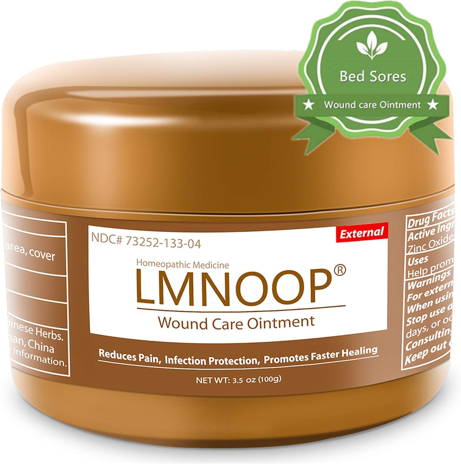 LMNOOP® Bed Sore Cream - Infection Protection Skin Healing Treatment Wound Care Supplies, Medical Grade First Aid Ointment for Bed & Pressure Sores Diabetic Ulcers