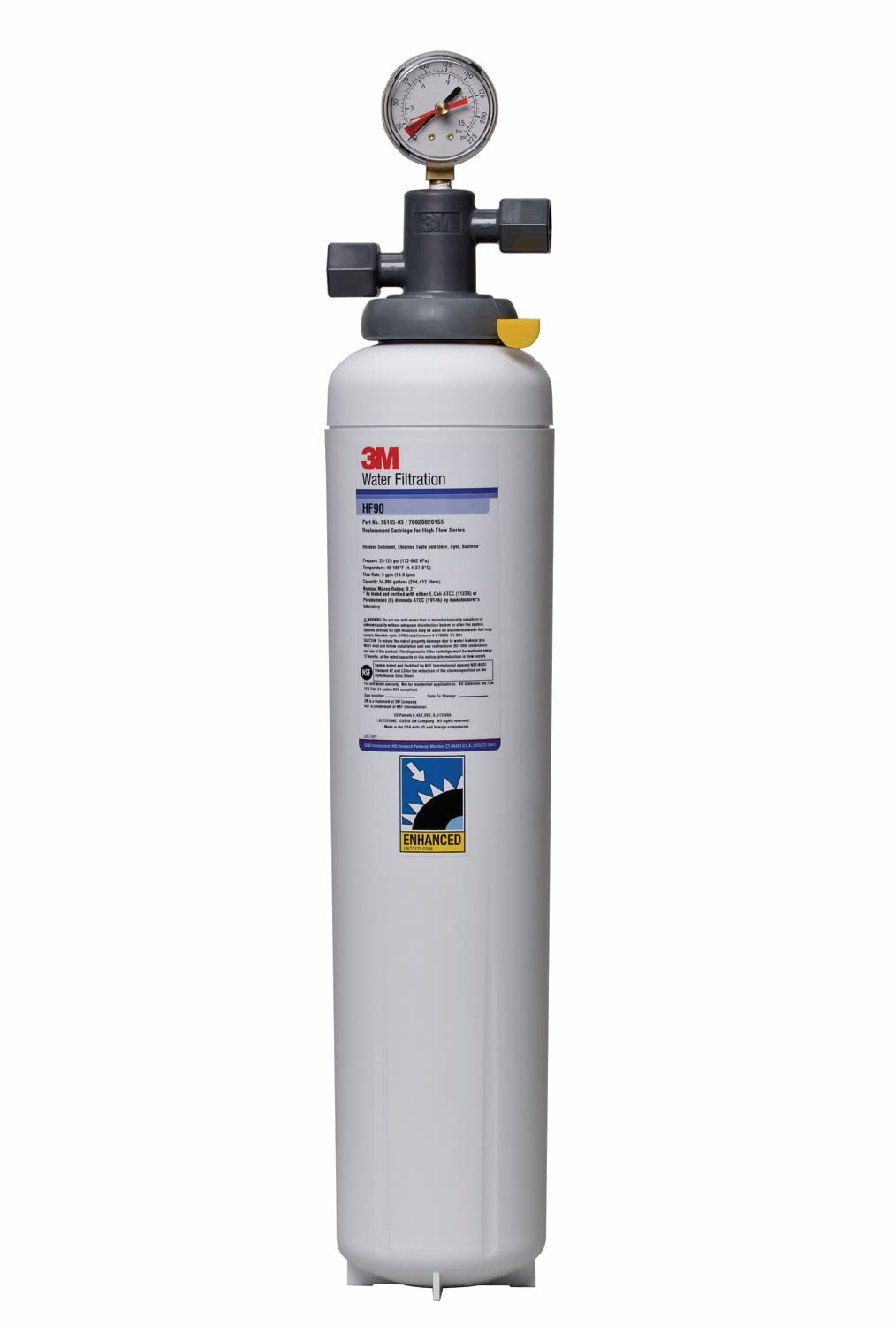 3M High Flow Series Cold Beverage Water Filtration System BEV190,5616401, 0.2 um NOM, 5 gpm, 54000 gal